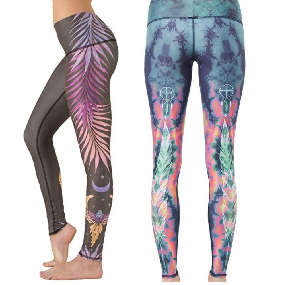 Teeki Yoga Leggings Phoenix Rising & Eagle Feather